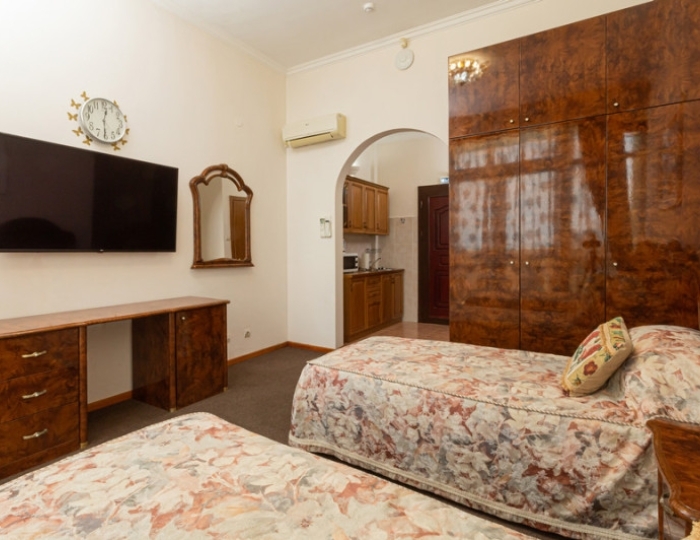 Стандартный 2-местный 1-комнатный TWIN (морск. корп) - Санаторий «Октябрьский» Сочи РЖД-Здоровье